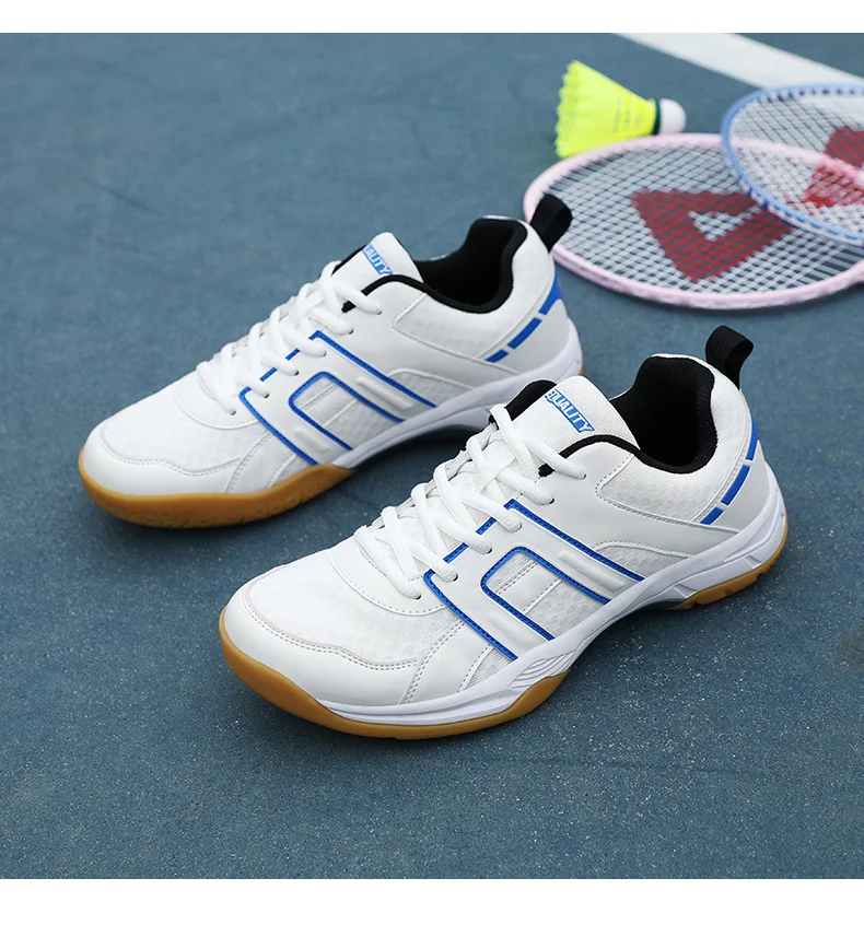 New badminton shoes tennis shoes professional sports men and women unisex sports shoes lightweight table tennis sports shoes