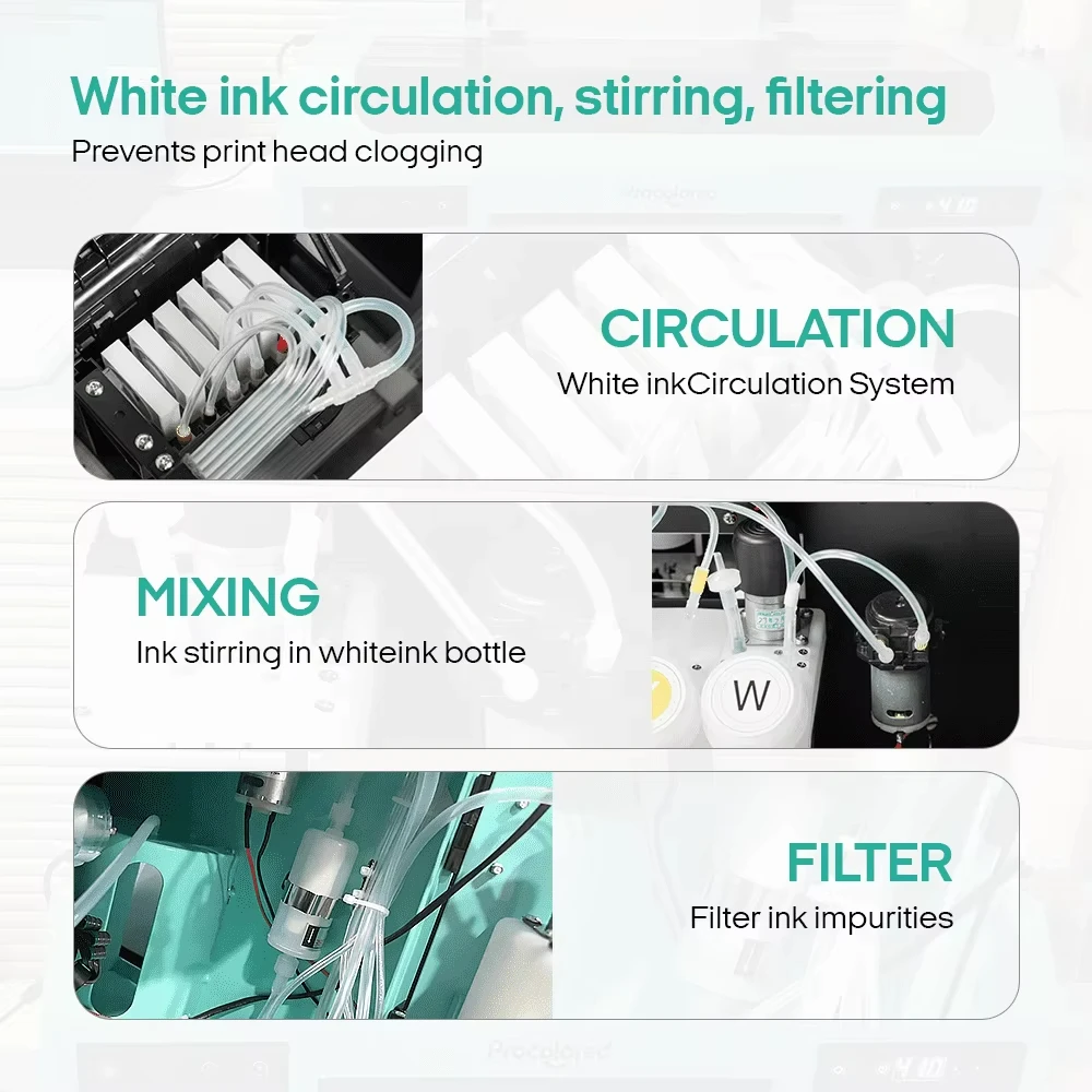 To DTF Transfer Printer A3+ L1800 DTF Printer T Shirt Printing Machine With Curing Oven for Clothes Hoodies Jeans