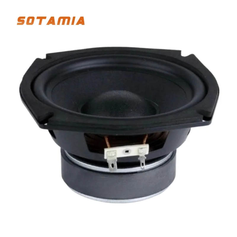 SOTAMIA 1Pcs 5.25 Inch Subwoofer Audio Speaker 8 Ohm 40W Super Bass Long-stroke Speaker Upgraded Computer 5.1 Speaker Subwoofer