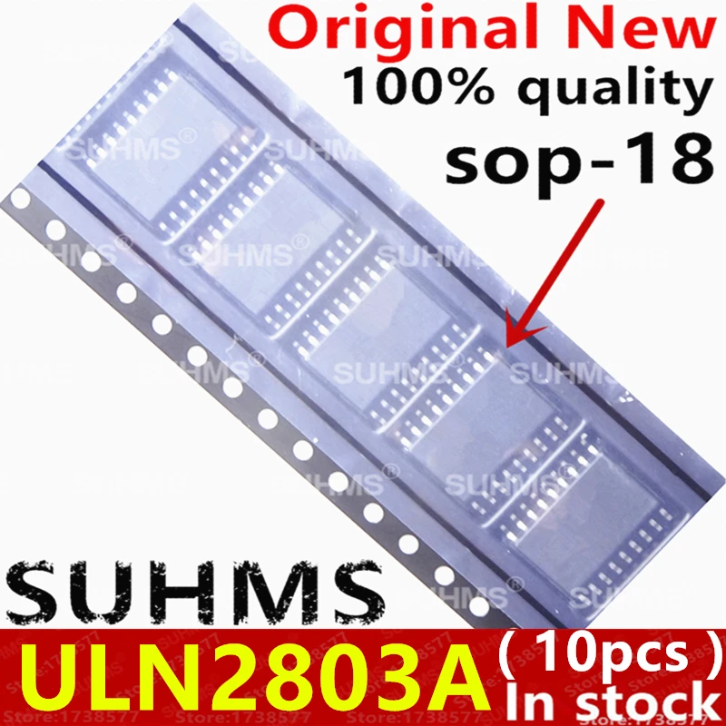 (10piece)100% New ULN2803A ULN2803ADW ULN2803ADWR SOP-18 Chipset