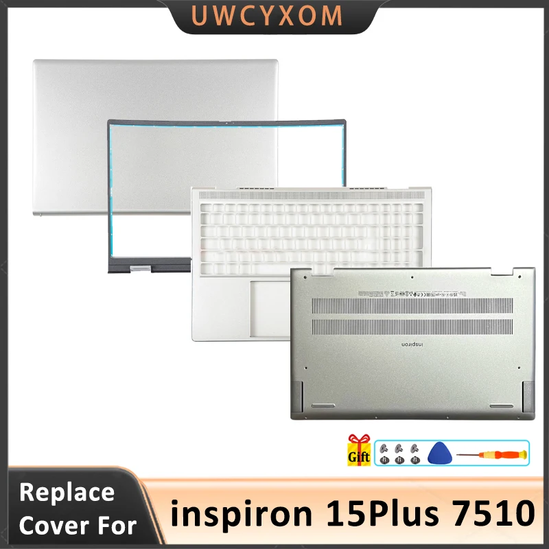 

For inspiron 15Plus 7510 LCD Back Cover/Front Bezel,Frame Bezel/Palmrest(without Keyboard)/Bottom Case/Hinge