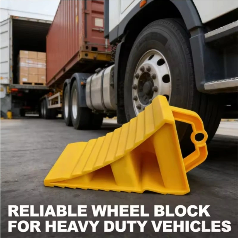 1PC RV Wheel Chocks Multipurpose Anti-Slip car Wheel Chocks Portable Tire Chocks Wear-Resistant Tire Stopper for Trucks RVs