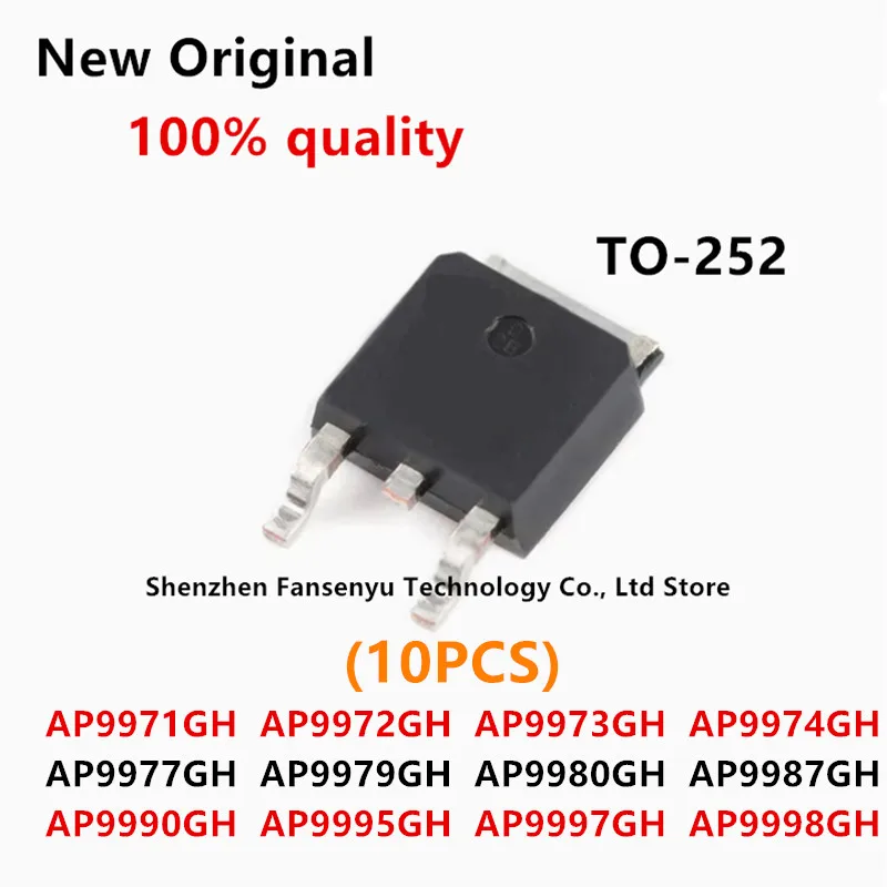 

(10piece) New AP9971GH AP9972GH AP9973GH AP9974GH AP9977GH AP9979GH AP9980GH AP9987GH AP9990GH AP9995GH AP9997GH AP9998GH TO-252