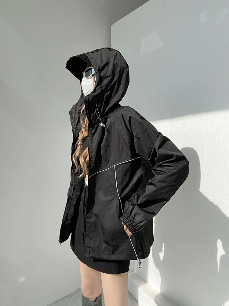 Caminhada ao ar livre feminina leve Jaet proteção solar irt primavera verão 2025 câmera de escalada de montanha design original L...