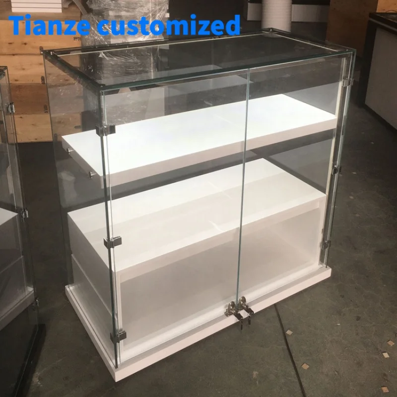 [Customized] new glass trophy cabinet showcase display jewelry and watch display