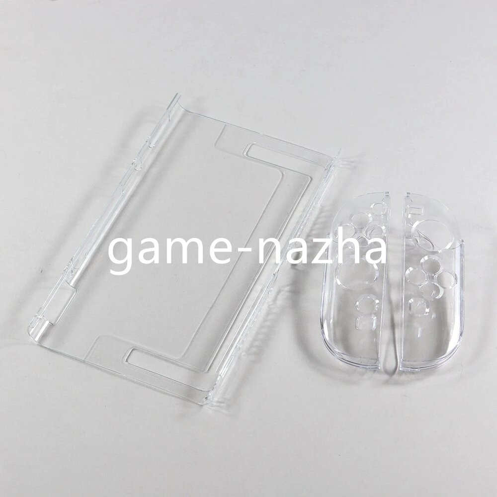 

8 комплектов прозрачного хрустального чехла для игровой консоли Nintendo Switch 2, кристаллический защитный чехол с защитой от царапин для NS2, аксессуары