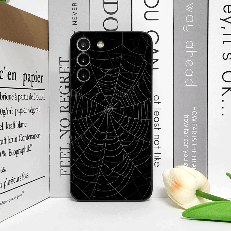 Fashion Cool Black Spider Web Printed Phone Case for Honor Huawei 200 LITE 100 400 PRO 90 80 Lite Magic 8 7 6 5 Pro Soft Covers view 6
