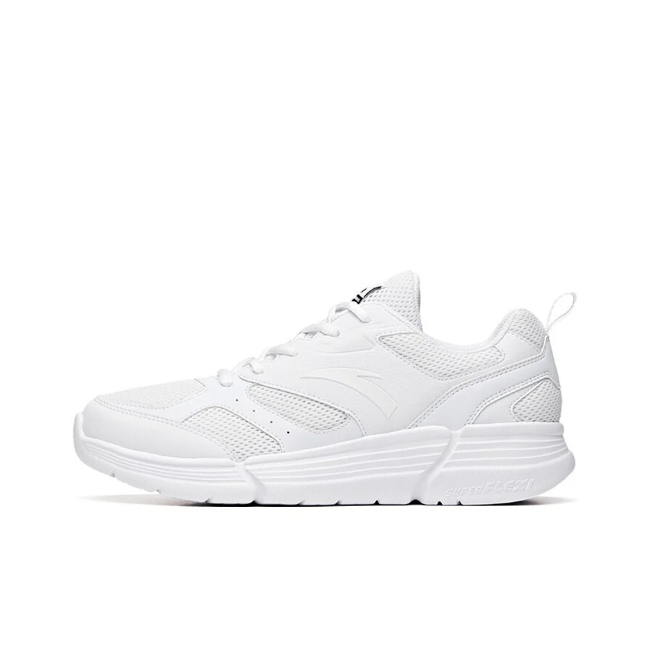 

Anta Breathable Lightweight Rebound Cushioning Slip-Resistant Abrasion-Resistant Low-Top Running Shoes Men's White 912025534R-1