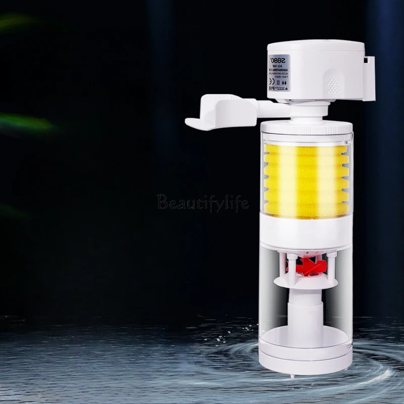 

Fish tank built-in filter water purification circulation ecological submersible pump toilet fish toilet fecal separator