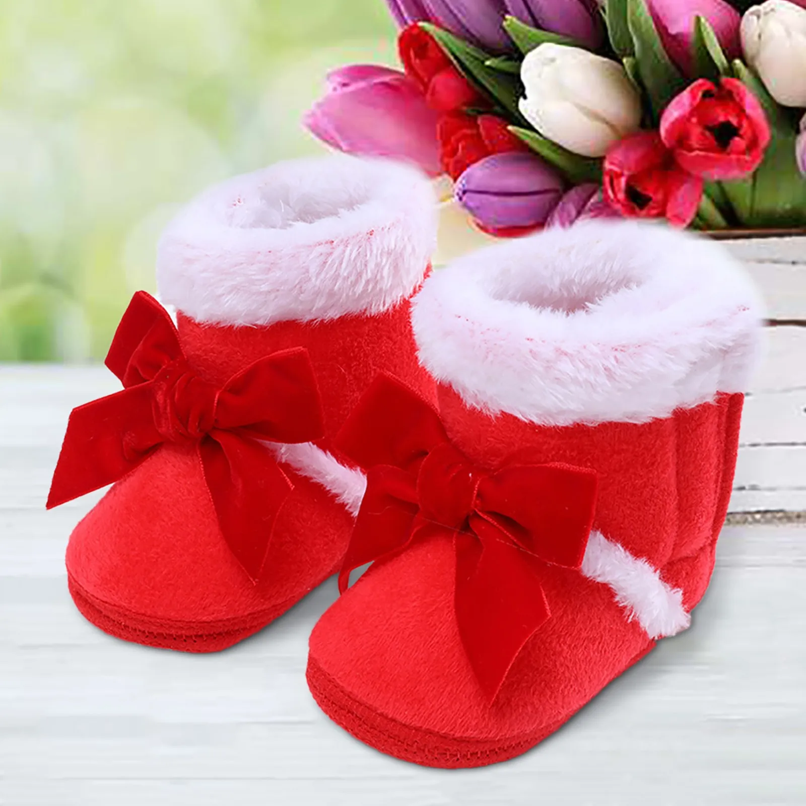 Baby Girls Boys Warm Shoes Plush Snow Booties Soft Comfortable Boots Infant Toddler Warming And Fashion Shoes 2024 Hot Selling