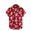 Trendy Skull Pattern Hawaiian Shirts For Men