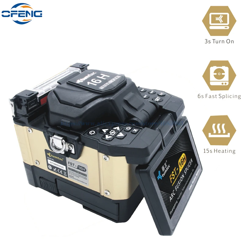 Tumtec FST-16H FTTH core Alignment optical fiber Welding Fiber Optic Fusion Splicer customized