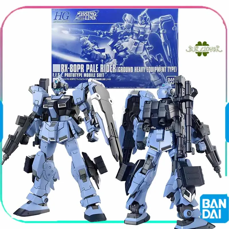 

Bandai Original GUNDAM HG Series RX-80PR PALE RIDER GROUND HEAVY EQUIPMENT TYPE Anime Action Figure Assembly Model Toys