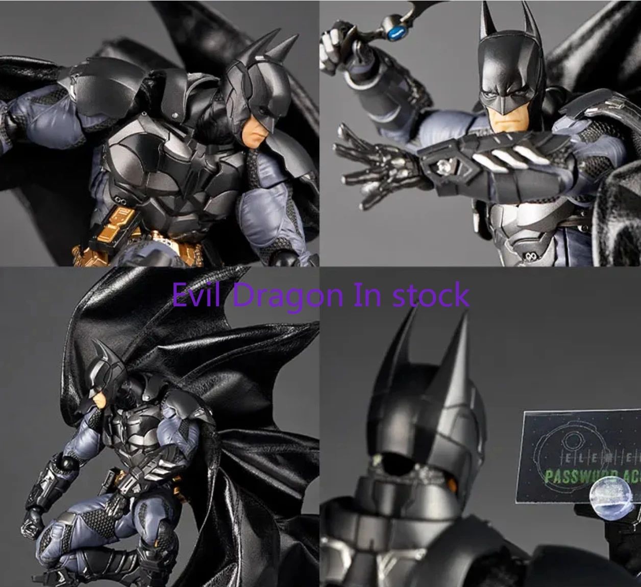 In Stock 100% Original Kaiyodo Revoltech Batman Arkham Knight Ver Action Figure Model Toy Collection