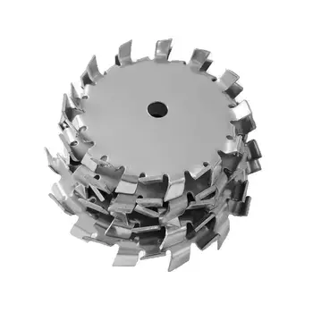 1pc 304 스테인레스 스틸 교반 분산 디스크 실험실 톱니 분산 원형 플레이트 디스크 교반기