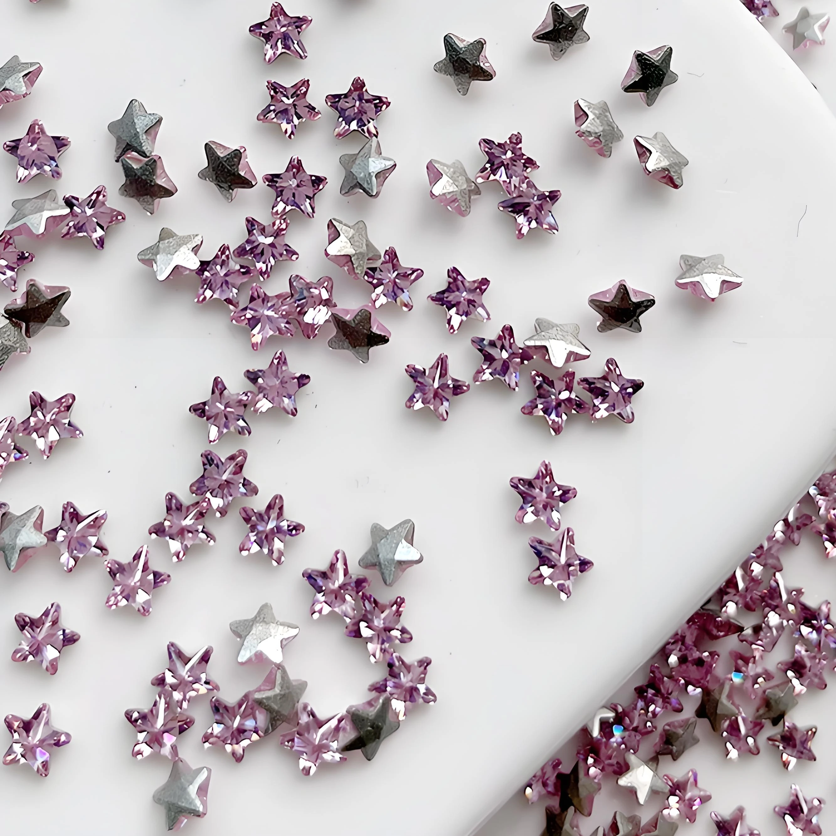 

20PCS 3MM 5A Zircon Stars 3D Crystal Nail Art Rhinestones Diamond Accessories For Nails Decoration Design Manicure Supplies Tool