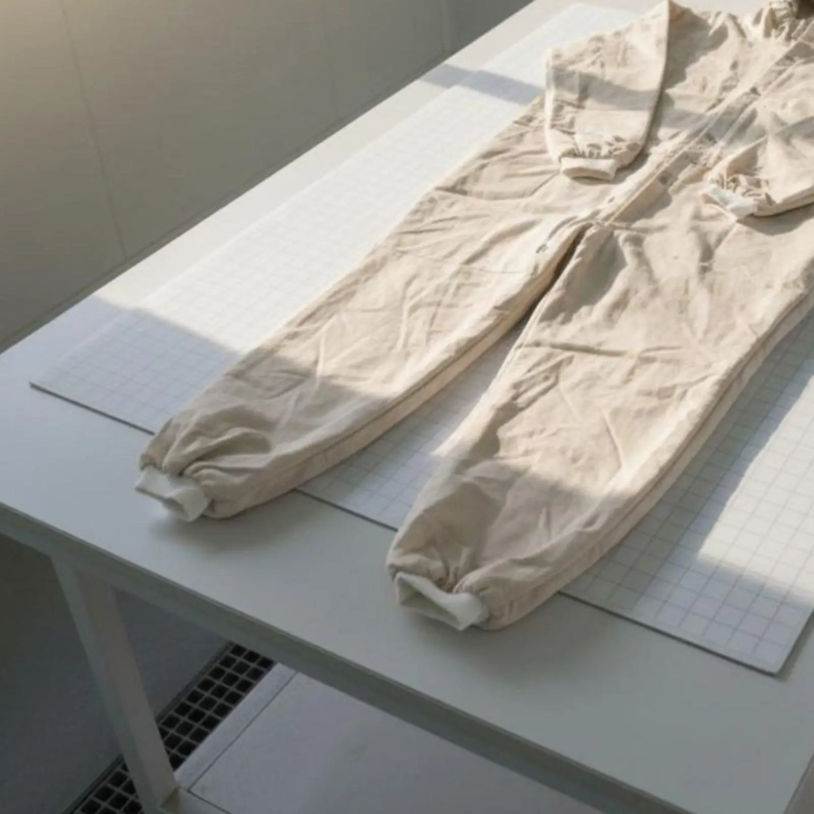 Canvas Sandblasting Suit Grit Shielded Dustproof Overall Protective Gear for Factory Surface Treatment