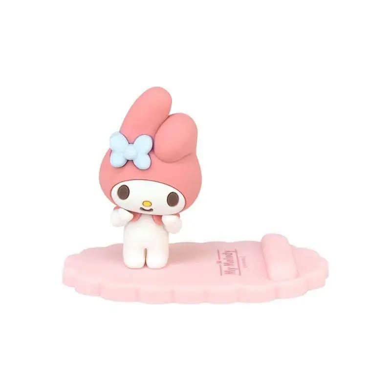 

MINISO Sanrio Cute KUROMI Mobile Phone Holder Doll Ornaments Lazy Person Catch Up on Dramas Cartoon Bracket A Must for Girls