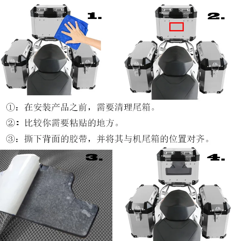 Fit For Honda NC700X NC750X 2014-2021 Accessories Universal Trunk Backrest Motorcycle Topcase Set Backrest Cushion Top Case