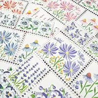 Wildflowers Love Hearts Layering Stencil Birthday Postage Stamps Cutting Die for DIY Decorating Scrapbook Card Craft