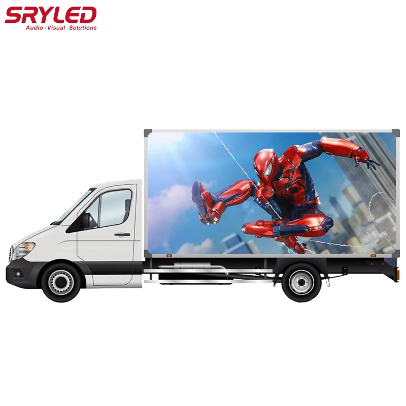 SRYLED P10 Truck LED Panel Outdoor Full Color HD Big Mobile Advertising 4G/USB/WIFE Led Display Screen