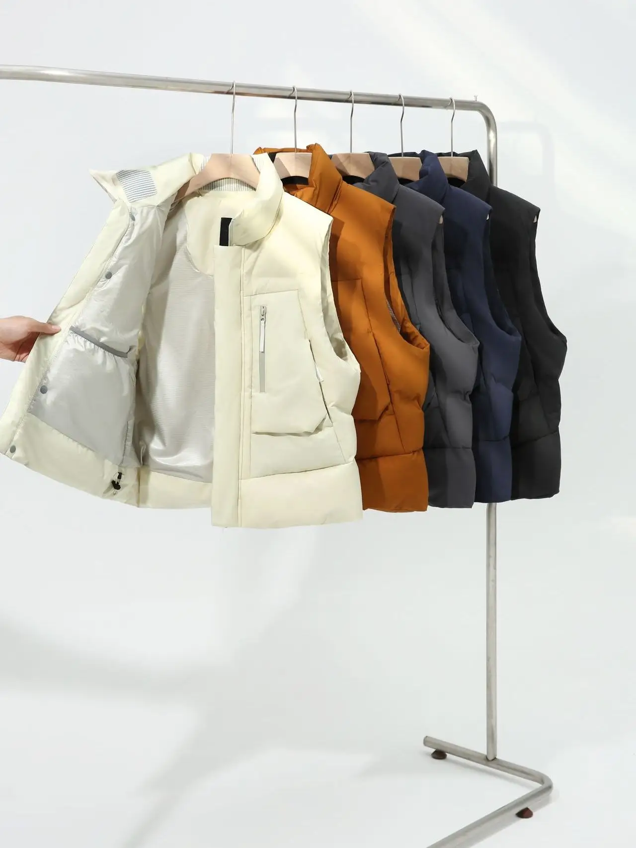 

Ультратеплый рабочий жилет Ultra-Thi с наполнителем из 90% пуха, мужской и женский, зимний, теплосберегающий, ветрозащитный, молодежный, трендовый, повседневный