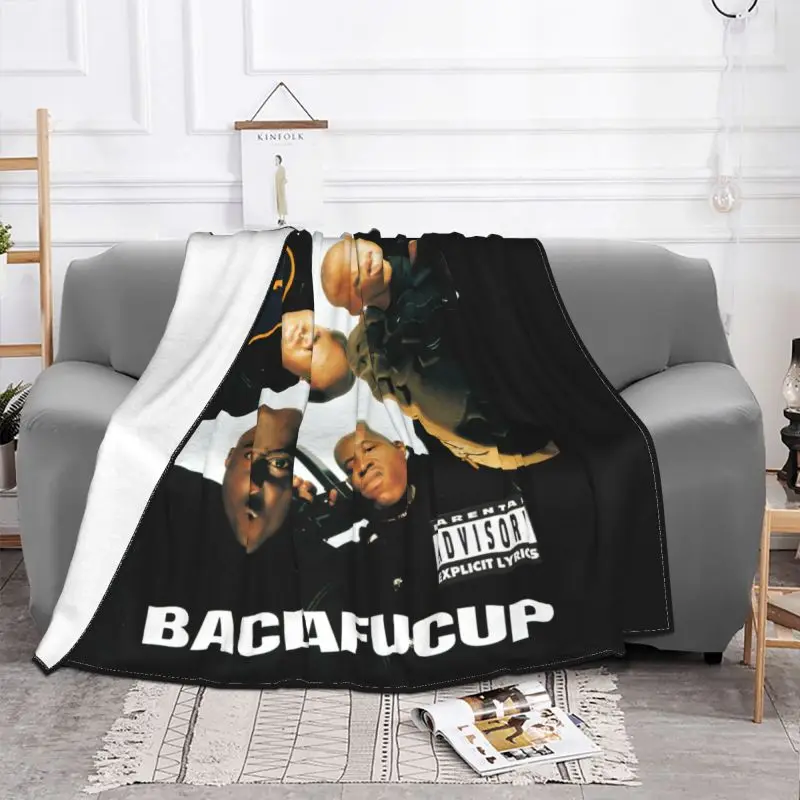 Onyx Bacdafucup Tour Rap Hip Hop Nwa Deathrow Blanket Warmth Fashion Super Warm Faux Fur Mink Family Expenses