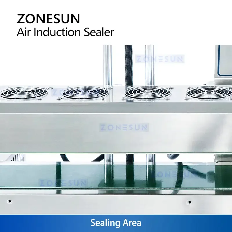 

ZONESUN ZS-FK6000A 15-80mm Air Cooled Continuous Electromagnetic Induction Sealing Machine