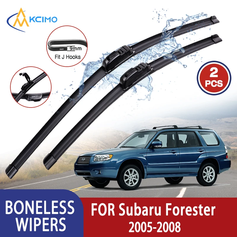 

Для Subaru Forester 2005-2008 автомобильный дворник U-типа мягкий резиновый стеклоочиститель без костей HD тихий прочный автомобильный дворник 24 "+ 18"