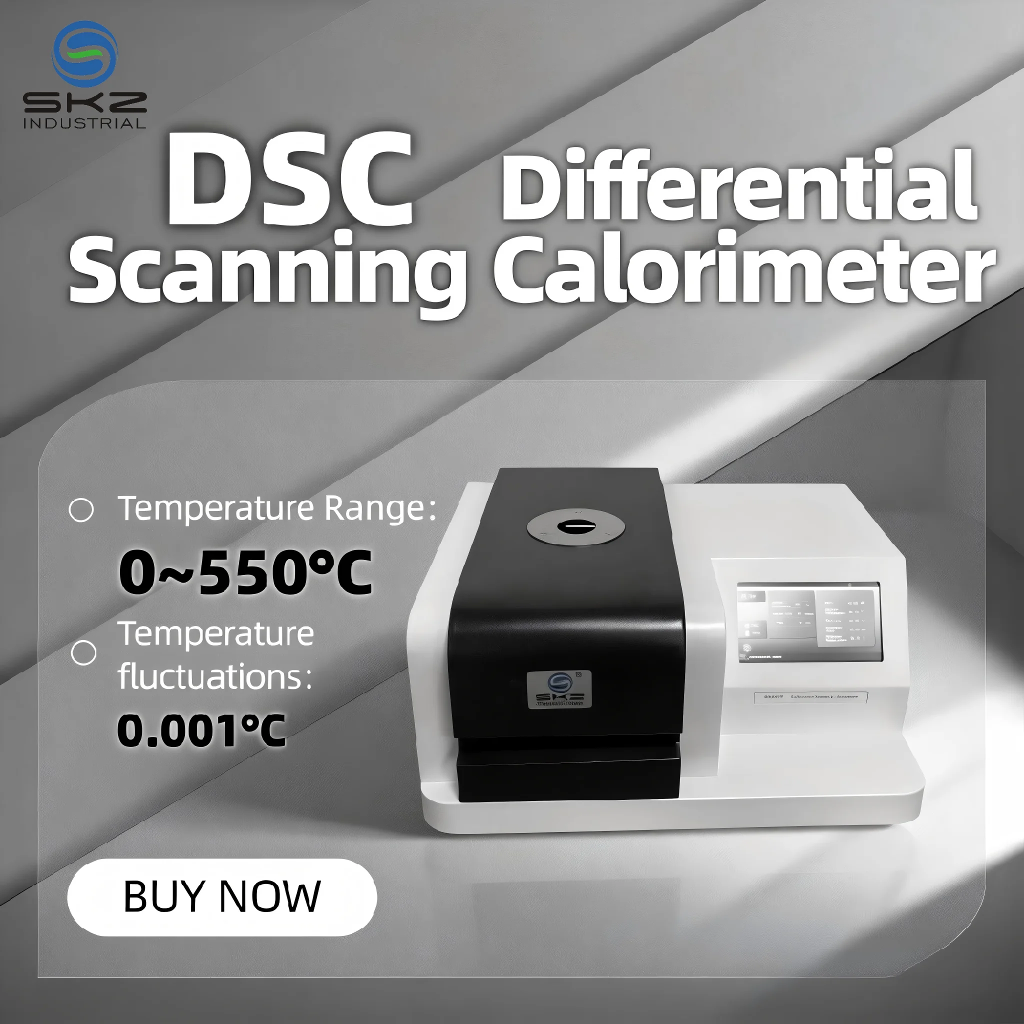 SKZ1052 Brand-new Metal Furnace Structure RT550C DSC Process Control 0.001℃ Differential Scanning Calorimeter