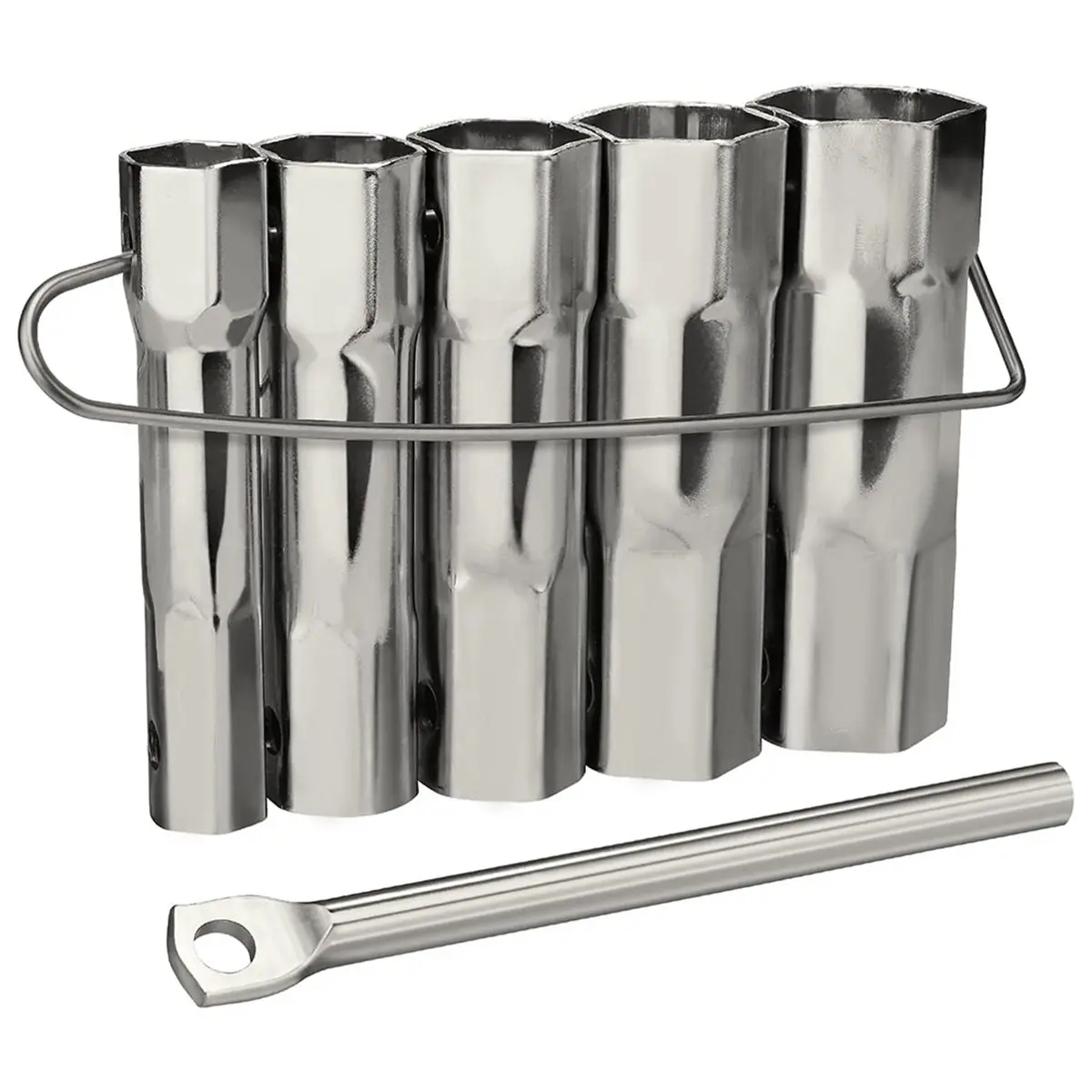 2026 NEW 5-Piece Shower Valve Socket Wrench Set with Bar Handle, Multi-Size for Tub & Shower Valve Removal
