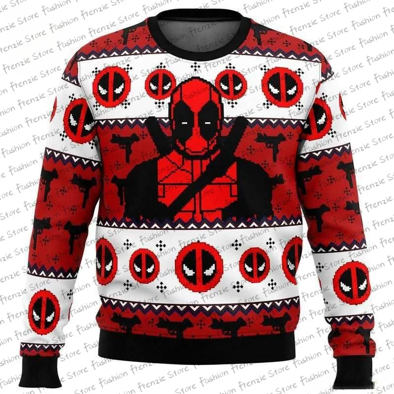 New Marvel Super Hero Hooded Sweatshirt Kids Hoodies Marvel 3D Round Neck Hoody Family Christmas Special Design Edition Hoodies