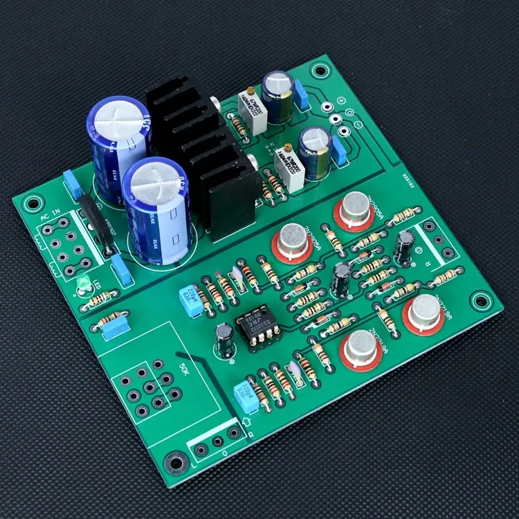 Dernière mise à jour [radio allemande IRT line] amplificateur double op de classe A, frontal V3.0 JRC5532DD, rapport AC12-18V x 2, 115db