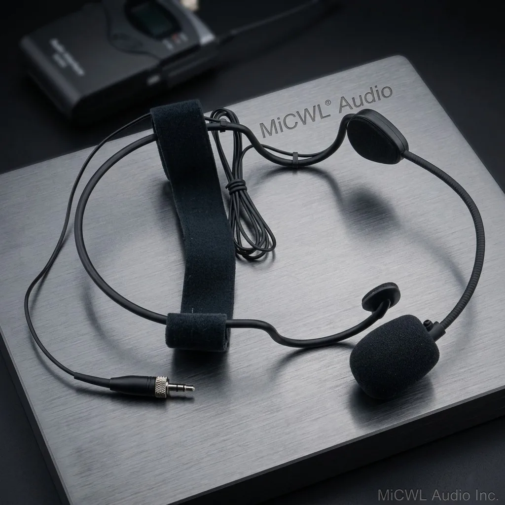 Professional Dynamic Headset ME3 Microphone for Sennheiser G2 G3 G4 Wireless Beltpack System, Clear Audio, Lightweight