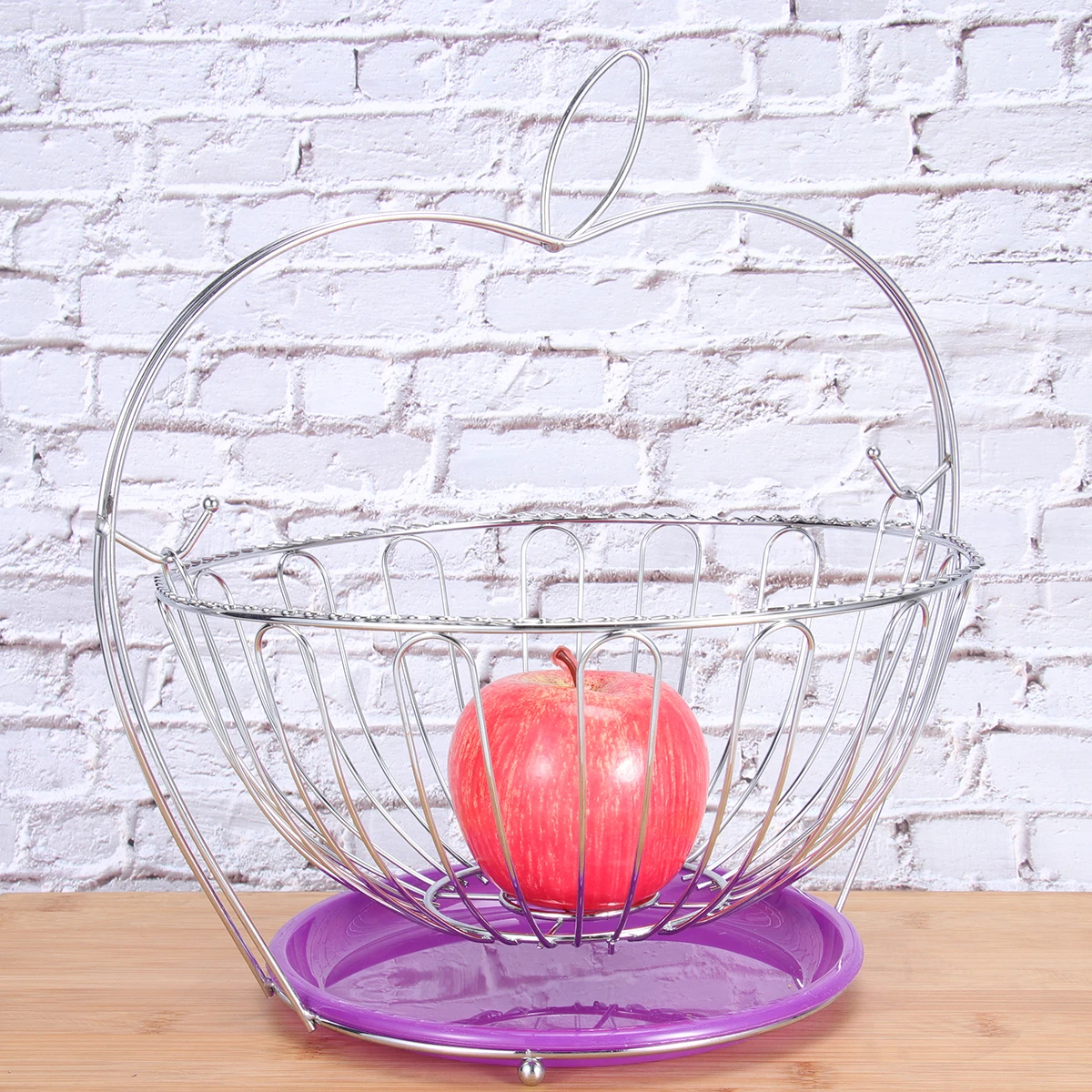 

Stainless Steel Fruit Basket Storage Baskets Vegetable Candy Snack Tray Ventilated Drain Basket Kitchen Bedroom