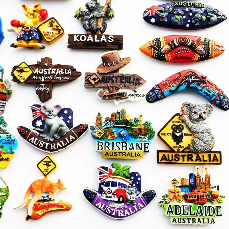 Australia Creative Resin Magnets for The Refrigerator Magnetic Fridge Magnets Home Decorative Gifts Sydney Brisbane Souvenir