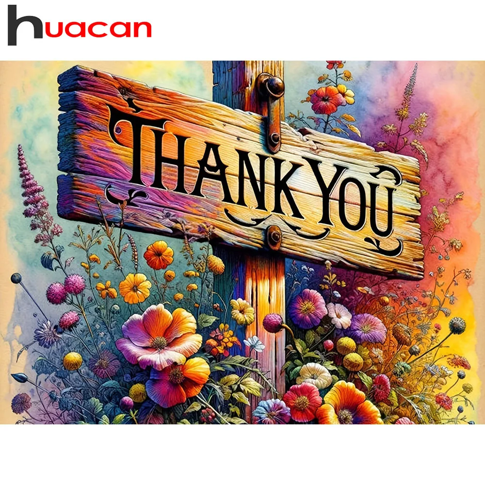 

Huacan Цветочная дорога Алмазная картина Новая коллекция 2025 Алмазная вышивка Новая картина из стразов Домашний декор