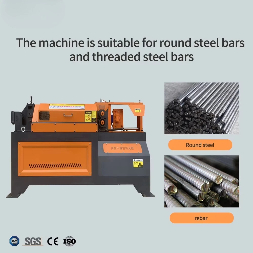 YG Customized Coiling Rebar Straightening Automatic Rebar Straightening Cutting Machine Large Rebar Steel Wire Straightener Ma