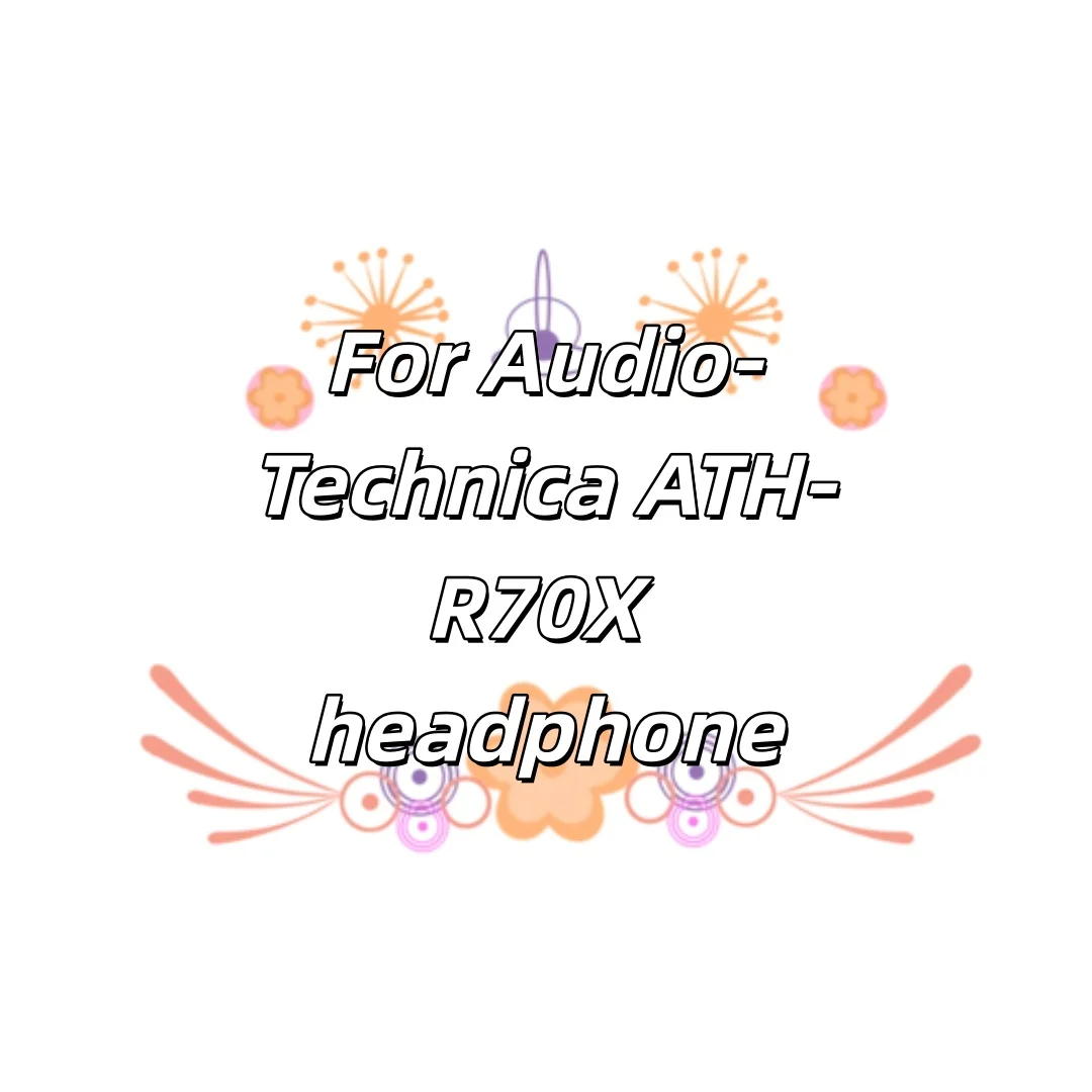 Alloy Graphene Pure 99% Silver Full Sleeved OCC Earphone Cable For Audio-Technica ATH-R70X Headphone 8598