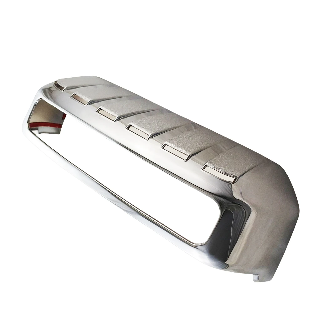Licence Piate Cover For Toyota Land Cruiser Prado Fj 120 2003 - 2009 Car Accessories Trunk decoration Abs Chrome Plated Silver