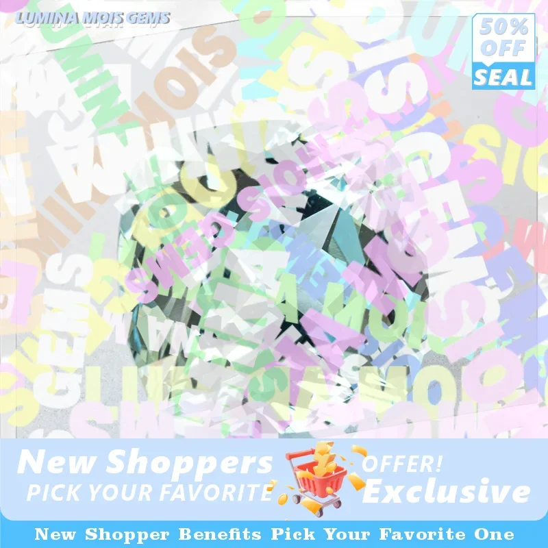 

ABCL-Lab Grown Sapphire Aquamarine Color Cushion Cut for Charms Diy Jewelry Making Bracelet Selectable Certificate