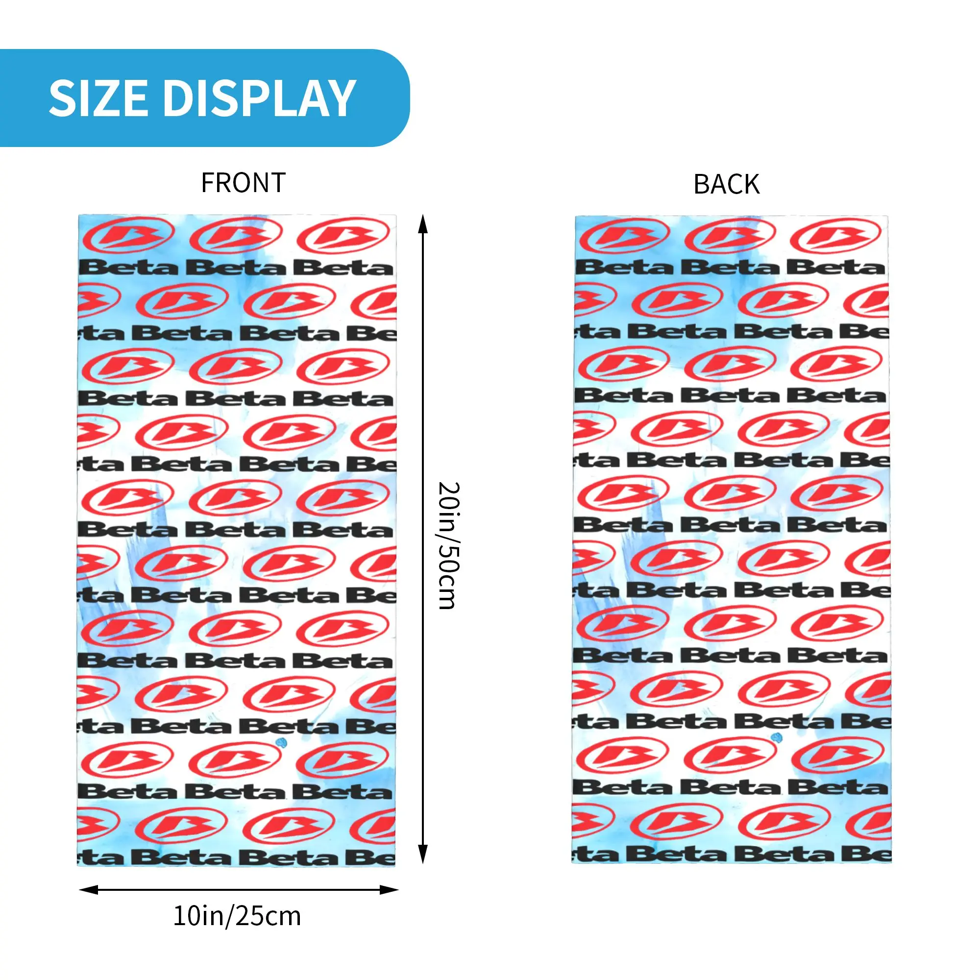 مخصص B-Betas باندانا الشتاء الرقبة أدفأ المرأة يندبروف التفاف الوجه وشاح للتزلج الجراب عقال