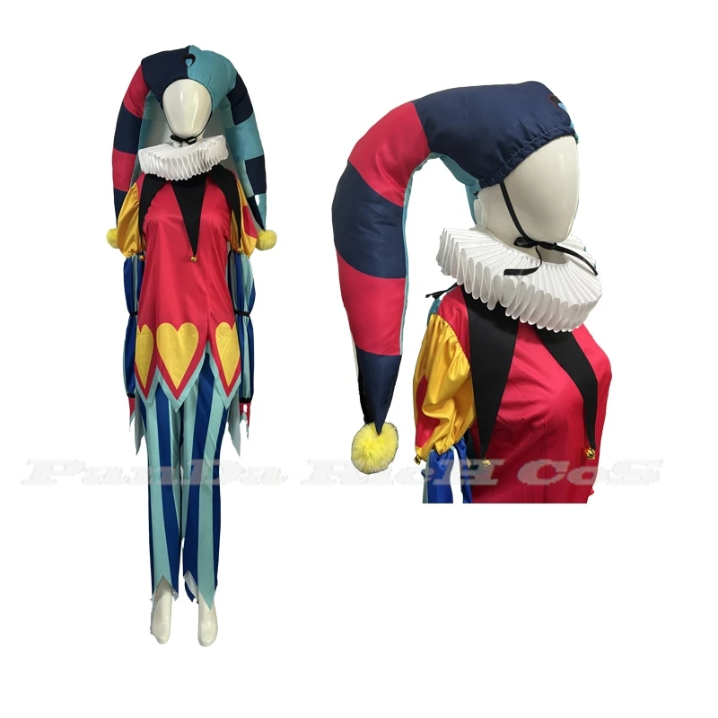 Fizzarolli ชุดแต่งกายเทศกาลฮาโลวีนสำหรับผู้ชายและผู้หญิง, ชุดชุดคอสเพลย์ผู้หญิงเสื้อและปกเสื้อกางเกงทั้งชุดตุ๊กตา fizzarolli