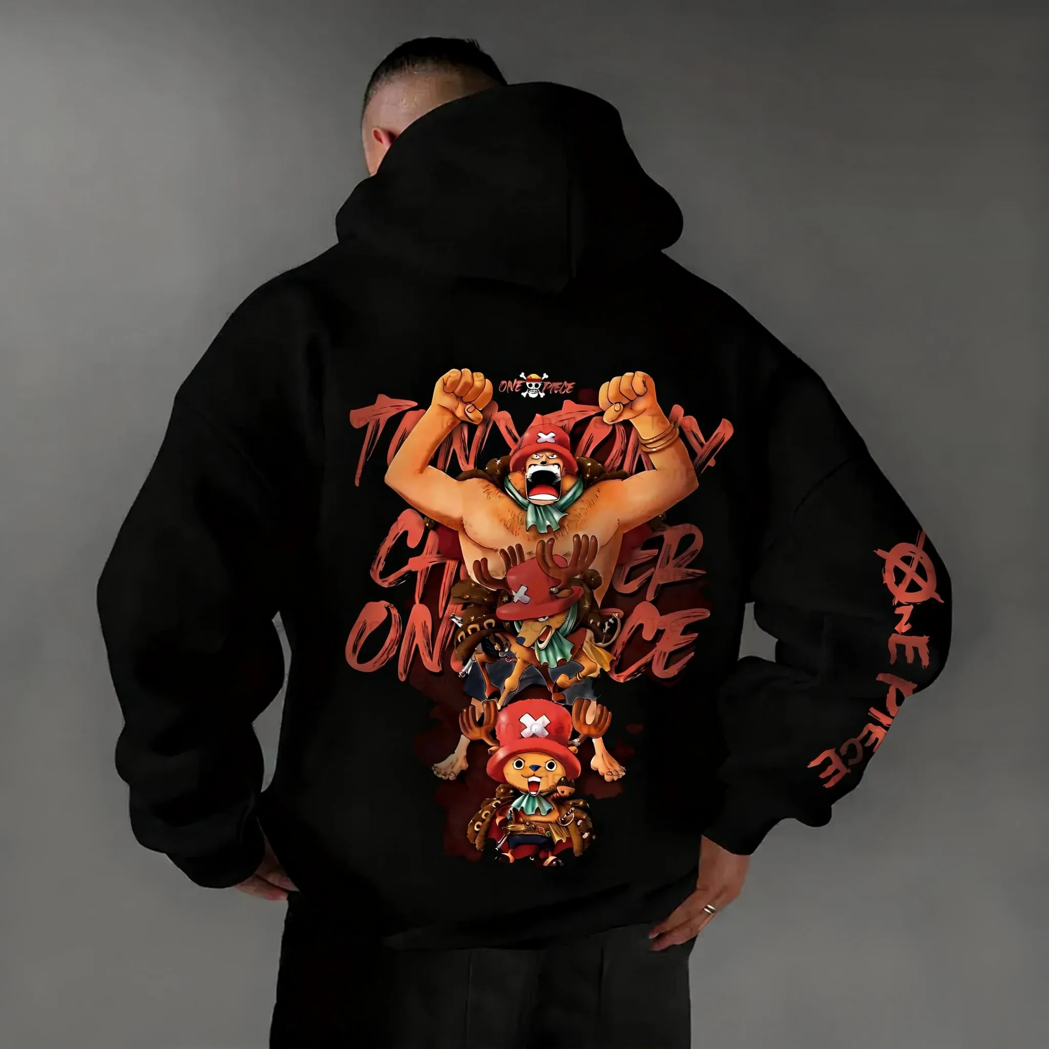 One Piece Chopper Grafische Pullover Hoodie Mannen Vrouwen Nieuwe Herfst Winter Streetwear Oversized Casual Anime Print Sweatshirt Met Capuchon