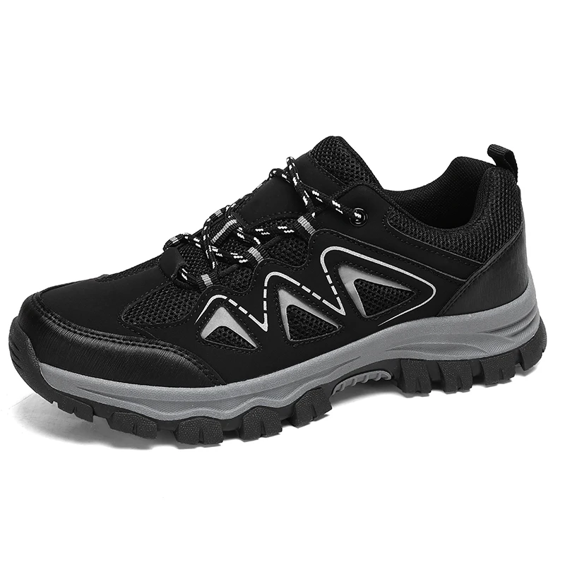 

2025 Hiking Shoes Men Breathable Climbing Trekking Sneakers Wearable Non-slip Outdoor Mountain Trail Running Casual Sports Shoes