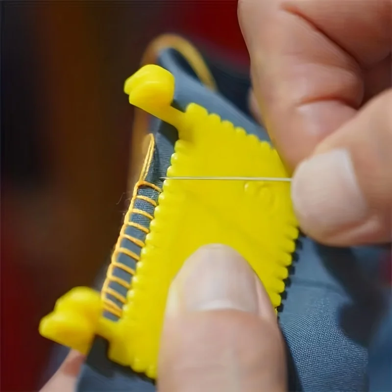 Clip-On Sewing Edge Guide, Beginner Friendly Stitching Measuring Tool For Fabric Hemming Clothing Dress Home Use