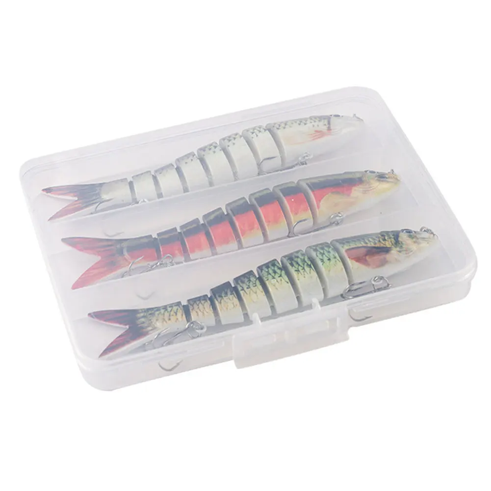 

3Pcs Sinking Wobblers Fishing Lures 135mm/20g Multi Jointed Swimbait Multi-Section Hard Bait Pike Carp Fishing Tools