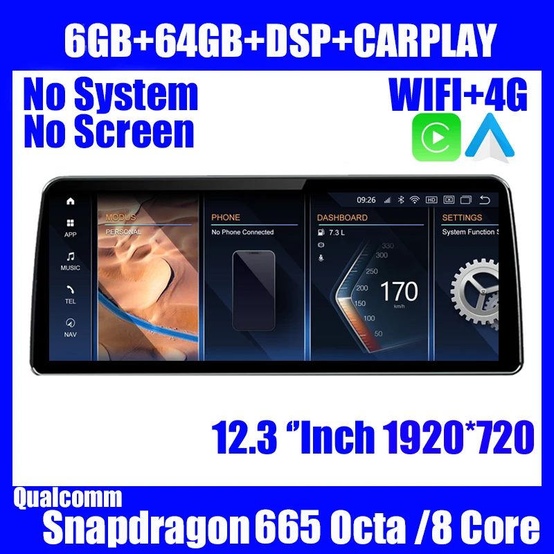 12.3'' Auto GPS Stereo Carplay Radio Navigatie speler Android 14 Voor BMW Z4 E89 2009-2016 Multimedia Head Unit 2K Snapdragon 685