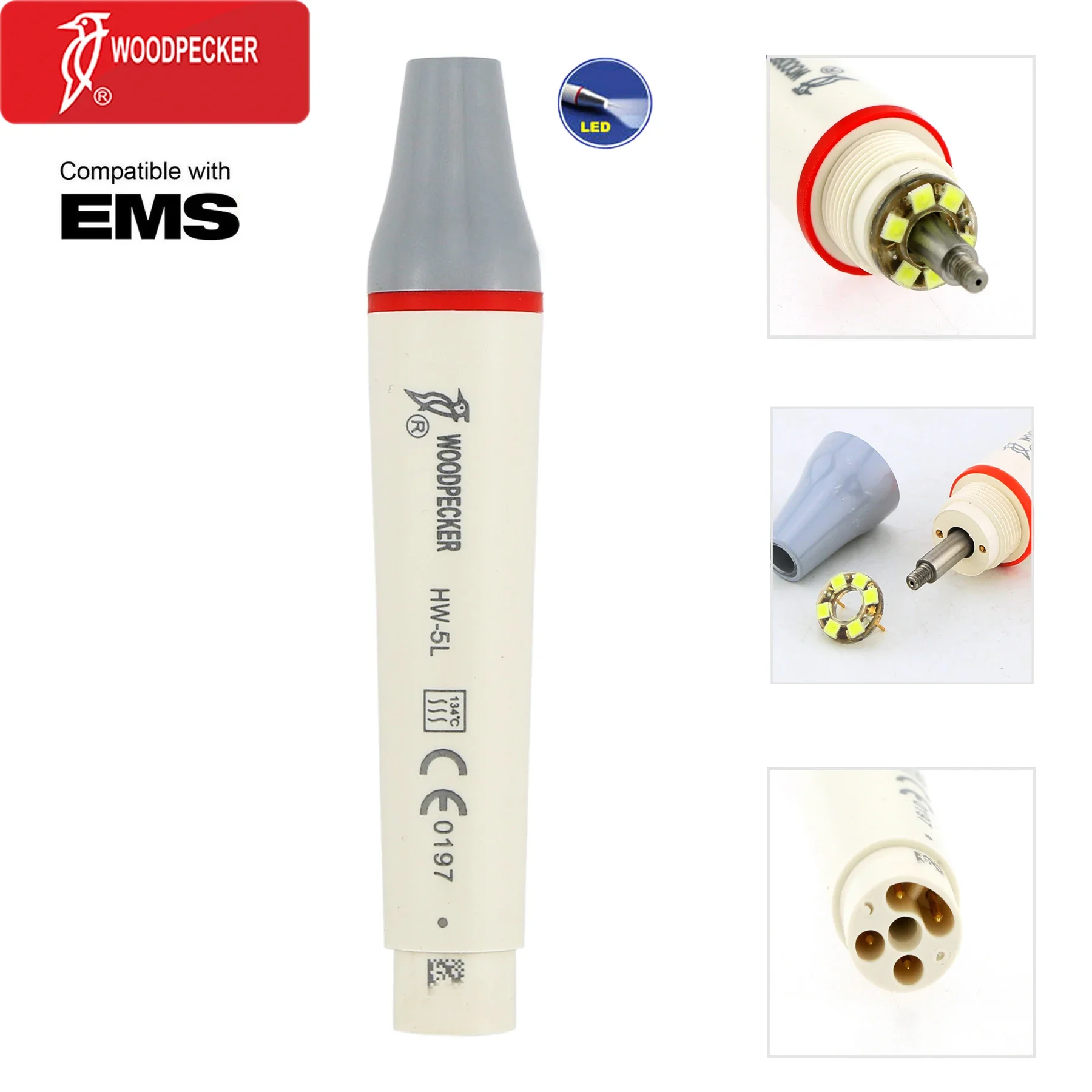 Professional Lab Ultrasonic Scaler Handpiece Dentistrys Ultrasound Scaling Handle HW-5L DTE HD-7L Lab Products