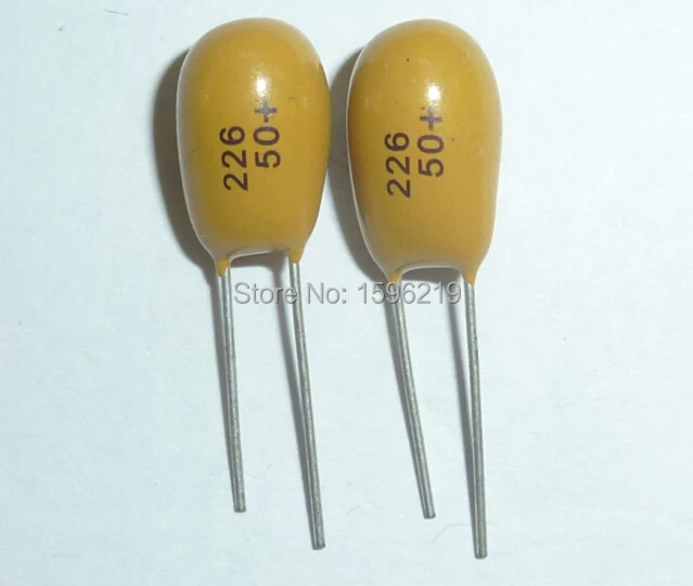 20 個タンタルコンデンサ 22uf 50v 226 ブランド新 50V22uF dipラジアル